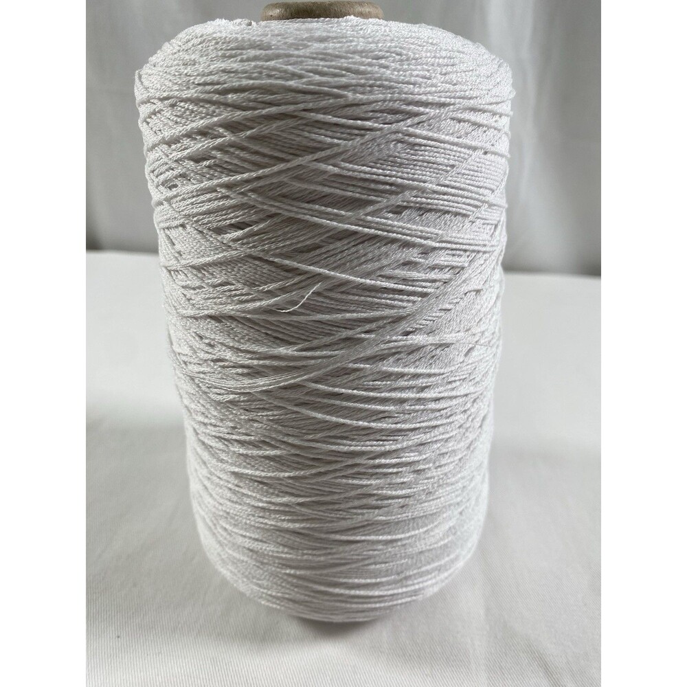 Soft Cone Yarn Spool Yarn White 500g Net Weight #685